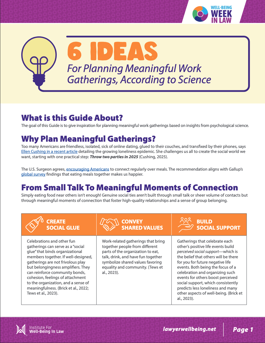 6 Ideas for Planning Meaningful Work Gatherings, According to Science